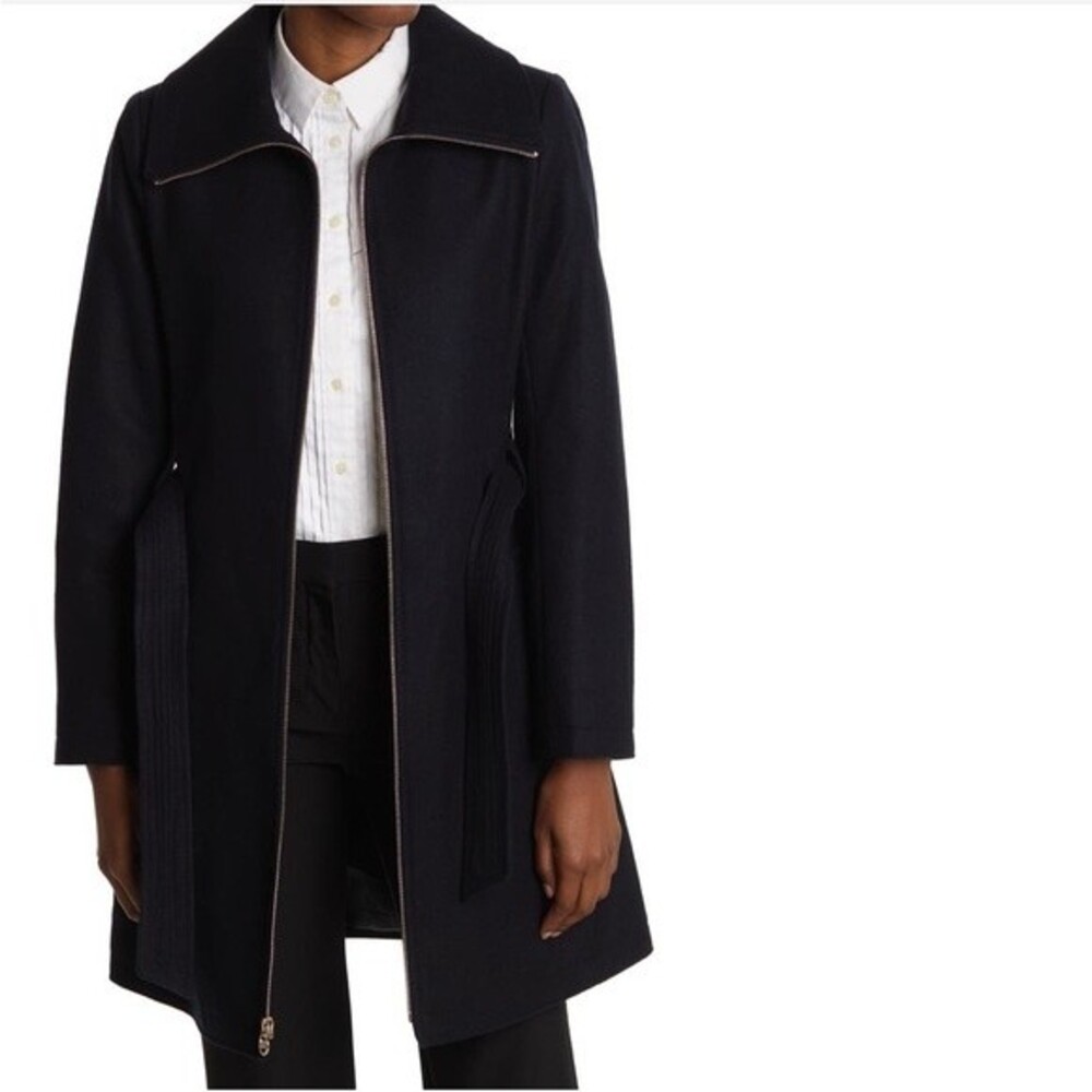 Michael Kors Belted Zii Wood Coat